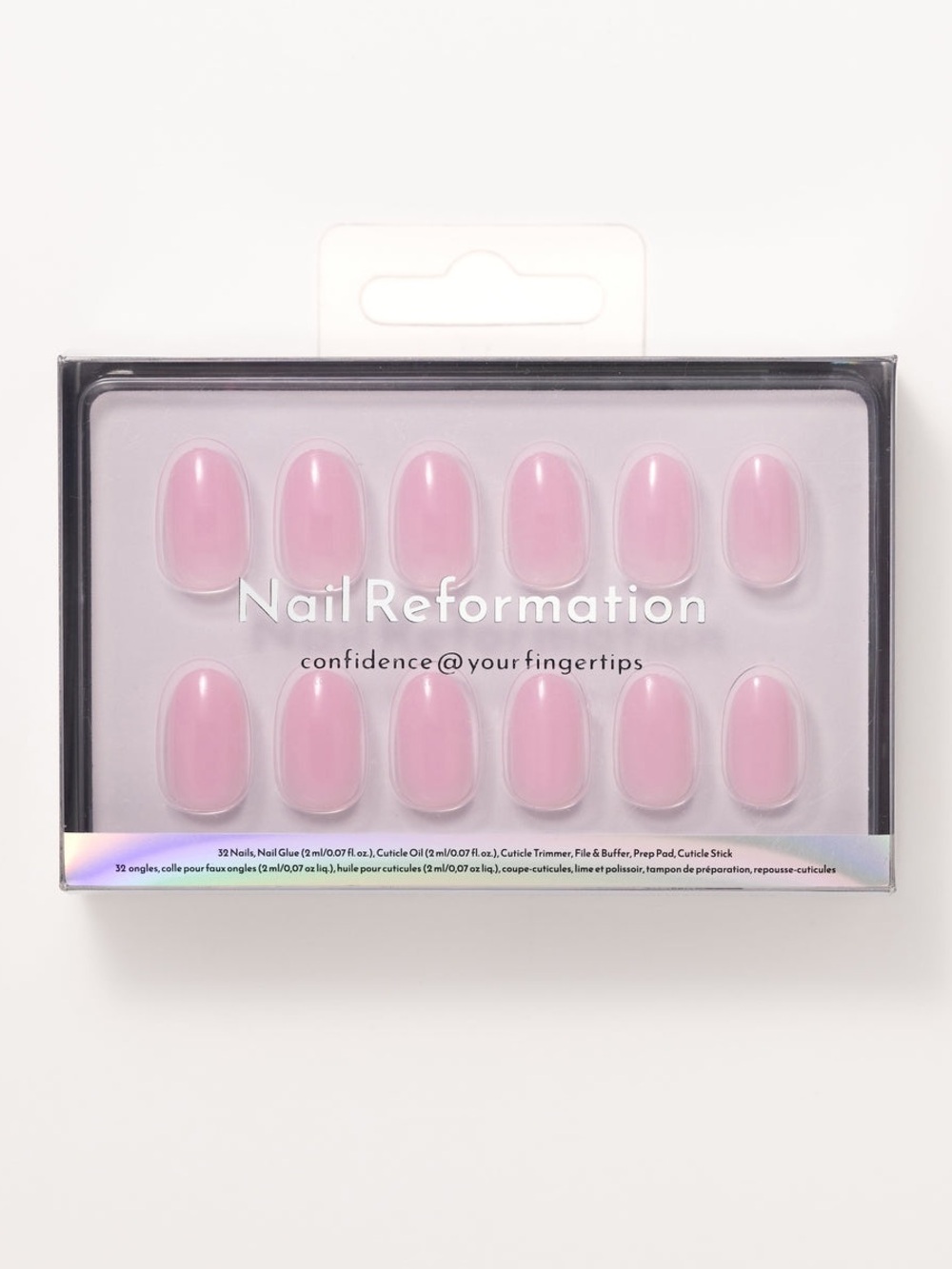 2 for $24 - Nail Reformation Press-On Nails - Iced Guava